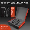 A-Premium Set of 4 Ignition Coil Pack and Iridium Spark