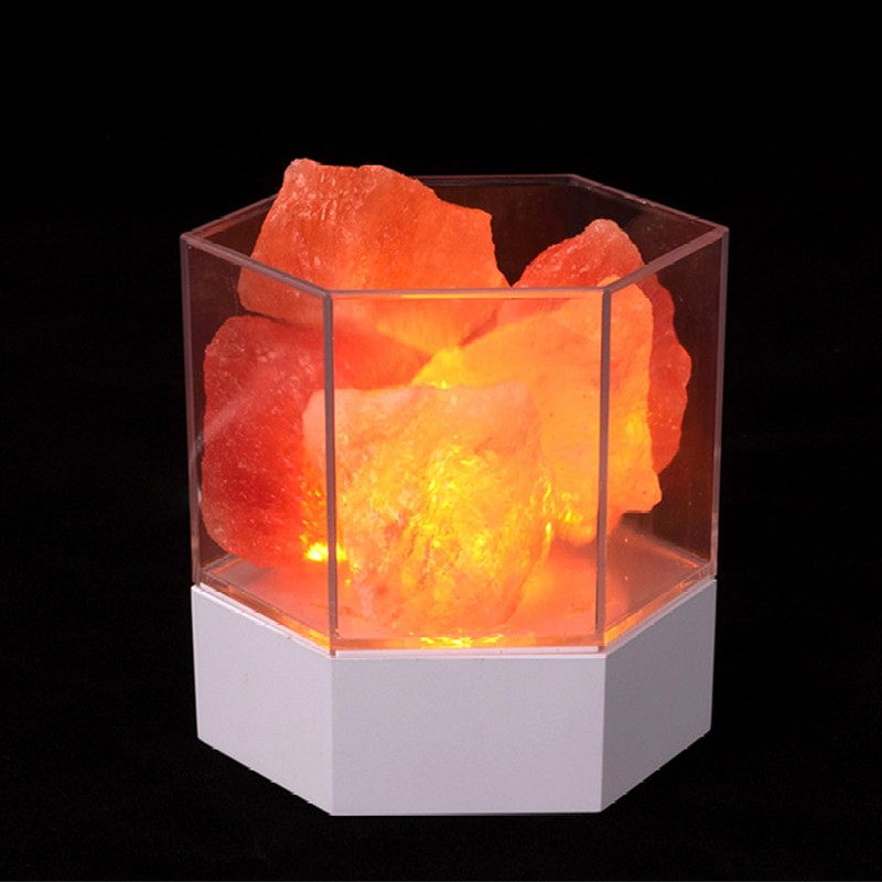 Himalayan Salt Lamp LED RGB Dimmable USB Decorative Essential Oil