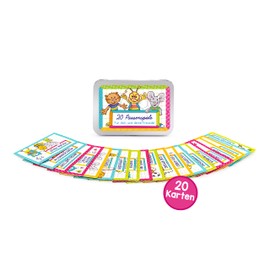 TRENDHAUS ABC Champions 20 Break Games in Metal Box, Small Back to School Gift