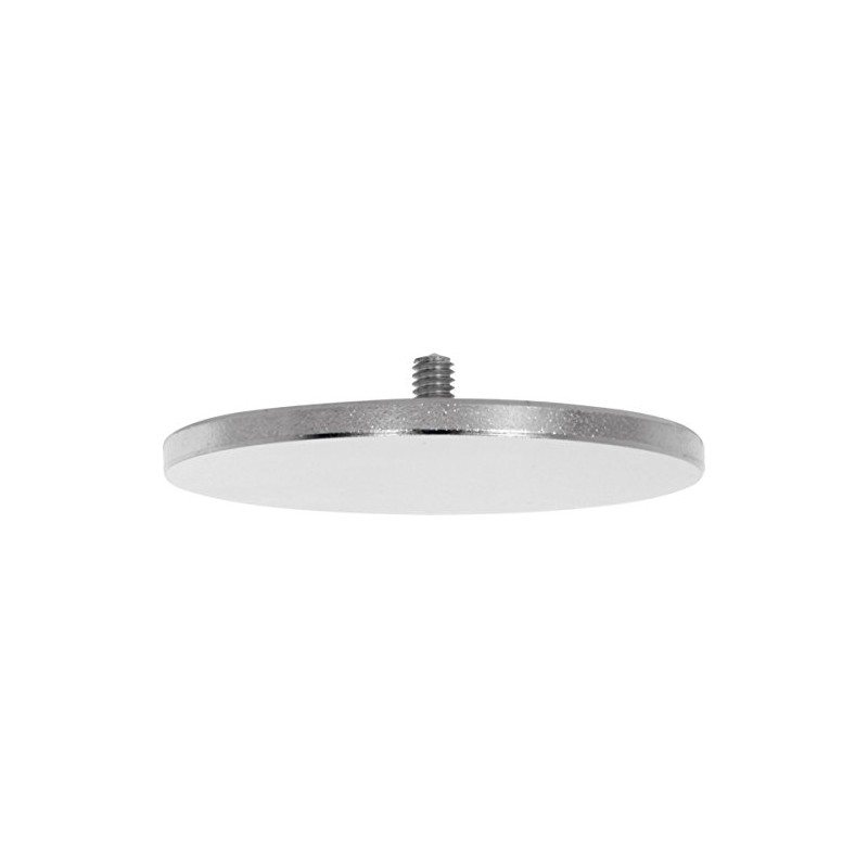Messeinsatz D.30mm plan Stahl Gewinde M2,5 f.Messuhren