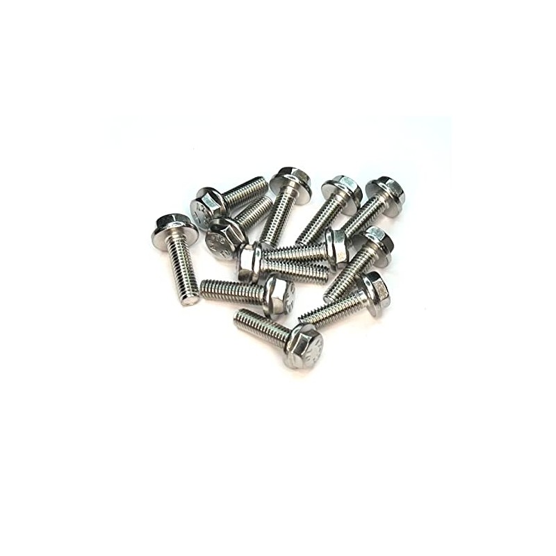 M6 (6mm x 30mm) Flanged Hex Set Screw (Fully Threaded