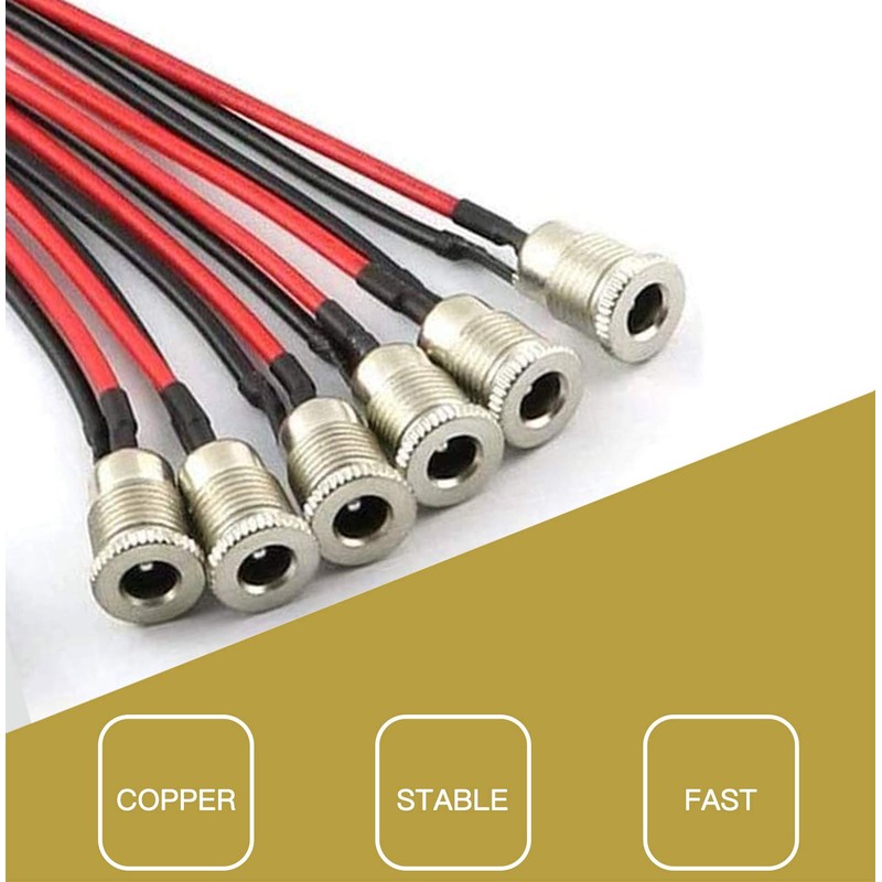 lkelyonewy Adaptador de conector hembra roscado de 5,5 x 2,1