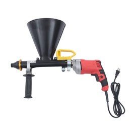MuChaIOAK 700W Electric Mortar Grout Gun, Stainless Steel Grouting Pointing Caulking Tool, Cement Sprayer Applicator Machine With 2 Nozzles For Brick Pointing Cement Applicator Caulking Cement