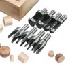 23pcs Countersink Drill Bit Set,6 Countersink Drill Bits, 7 Three