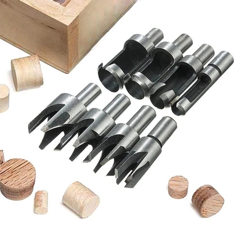 23pcs Countersink Drill Bit Set,6 Countersink Drill Bits, 7 Three