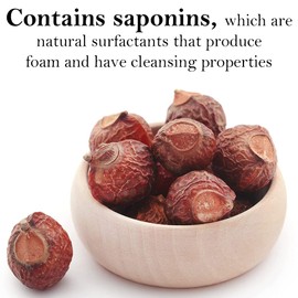 Aritha/Reetha Powder by mi nature| Soapnut Sapindus Mukorossi For Silky Hairs | Ayurvedic | For Herbal Hair Care| Natural No Added Preservatives and Additives|Hair Conditioning adds Shine|100g (3.5Oz)