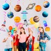 Solar System Hanging Swirls Decorations, 34 Pcs Outer Space Hanging