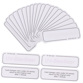 Zerodeko 20pcs Uv Test Strips for Sun Accurate Uv Intensity Detection Indicator Cards for Skincare and Sun Umbrellas Easy to Use
