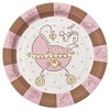 {P} Baby Joy Pink 9" Plates [8]