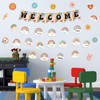 61pcs Retro Welcome Back to School Bulletin Board Welcome Poster