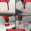Diamond Core Drill Bit Set - FOCSTOL 12pcs (6/8/10/20/25/35/50/68/100mm+20mm Finger