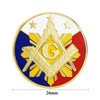 AMITER Masonic Laple Pins, Freemasons Square & Compass Tie Tacks