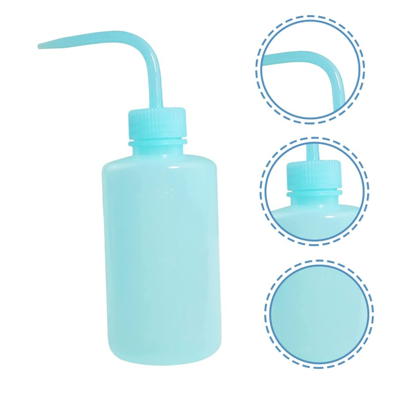 MERRYHAPY 4pcs Squeeze Bottle Curved Nozzle for Eyelash Extensions Salad