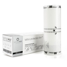 TattooMed Tattoo After Care Pro Kit - Saving Bundle (Cleansing Gel 25 ml & After Tattoo 100 ml & Daily Tattoo Care 100 ml & Tattoo Protection Film)