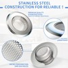 Kitchen Sink Strainer, Stainless Steel Sink Strainer for Most Kitchen