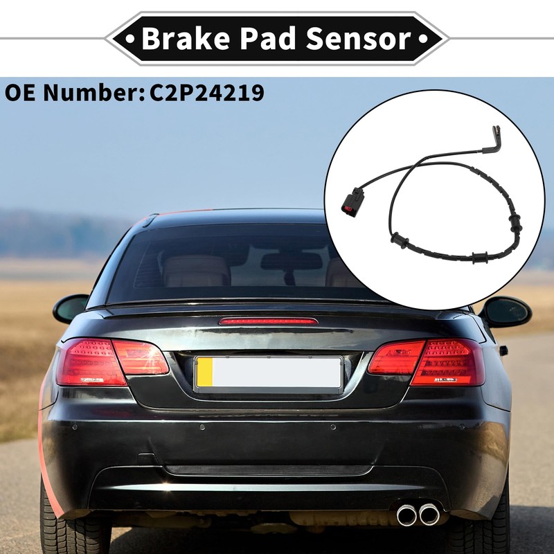 VekAuto 1pc Brake Pad Wear Sensor for Jaguar XK 5.0L