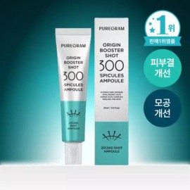 Puregram 퓨어그램 오리진 롱 니들샷 300 30ml 스피큘 앰플 튜브형 모공케어 피부결개선 Puregamm Origin Long Needle Shot 300 30ml Spicule Ampoule Tube Type Pore Care Skin Texture Improvement