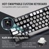 Hexgears GK735 Wired Full Size Mechanical Keyboard, Aluminum Housing Built