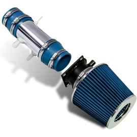 Click2go Short Ram Intake Kit with Reusable Blue Filter Compatible with Nissan 91-95 Pathfinder/Pickup 3.0L V6 XE SE