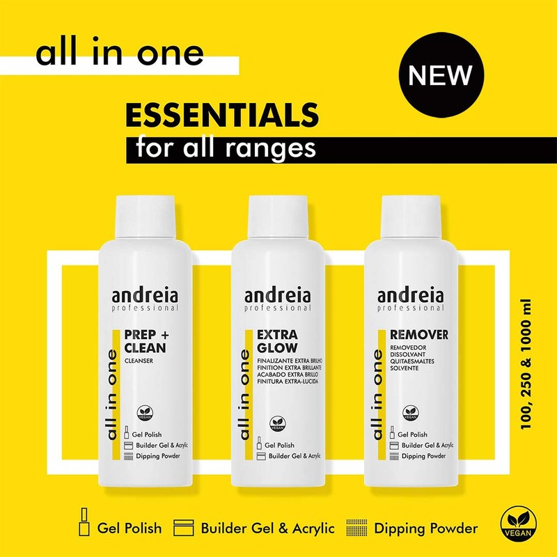 Andreia Professional Soak Off Powder Semi-Permanent Gel and Builder -