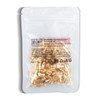 Innfeeltech 100 Pcs Non-Insulated Brass Spade Crimp Terminals, Connector Width