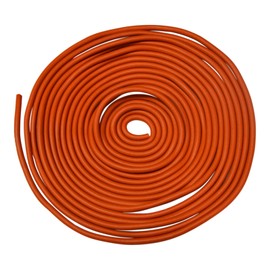 MXCELL16.4Ft Backer Rod 4mm Weather Strip Seal for Gaps and Joints - High Density Solid Sponge Rubber Weather Stripping, Silicone Round Crack Saver Concrete Expansion Joint Filler Rope, Brown