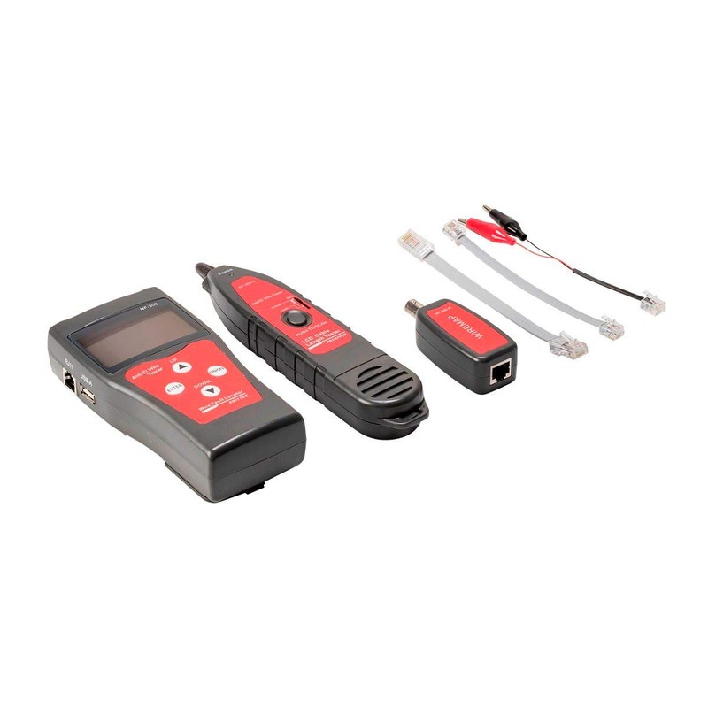 Monoprice Professional Coaxial, RJ-45, RJ-11/12, BNC, and USB Multifunction Tester
