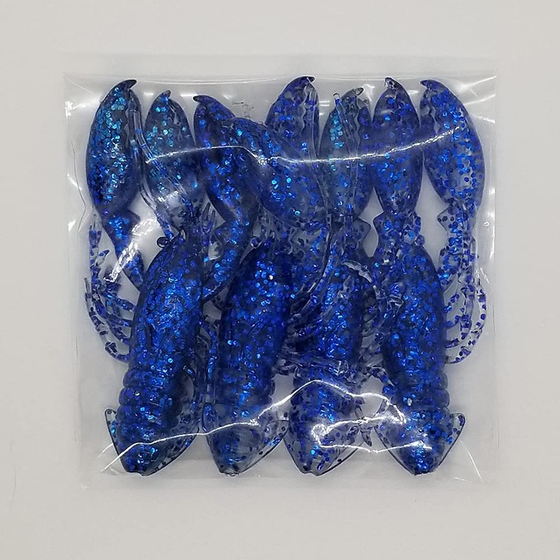 Fake Bait Fishing Crawfish Devil Claw Wind Worms 5 Colors