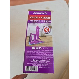 Rejuvenate Click N Clean Mop Storage Caddy Kit NEW