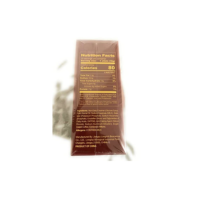 Longrich Cordyceps Militaris Coffee 10 Sticks 18g Longrich Coffee