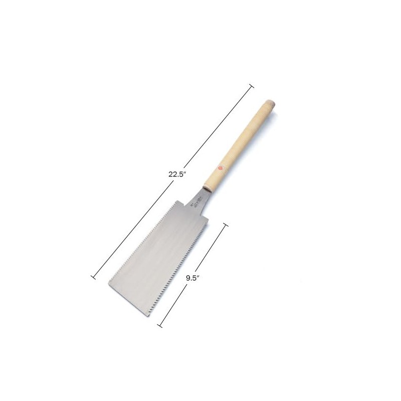 Ryoba Japanese Pull Saw - 9.5” Hand Saw for Wood