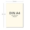 DIN A4 Sheets of Coloured Cardboard, 240 g/m²