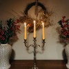Aglary 2PCS Beeswax Taper Candles, 9" Handmade Natural Candles, Dripless