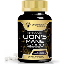 Wellness Labsrx Adaptógeno Melena De León 15000 Mg 120 Caps