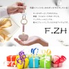 F.ZH Key Chain, Bag Charm, Bag Accessory, Love Charm, Rhinestone,