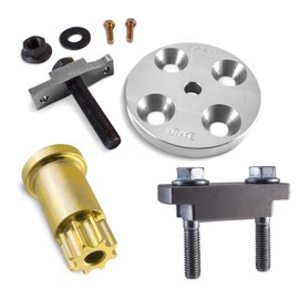 Ohio Diesel Parts Engine Barring Tool B/C Series + Injection Pump Gear Puller Tool + 24V Valve Spring Compressor Tool for 5.9L/6.7L Cummins