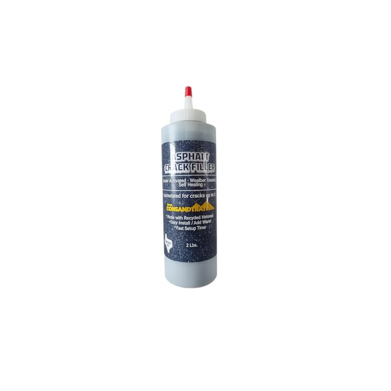 Asphalt Dry Crack Filler 2 LB Bottle.