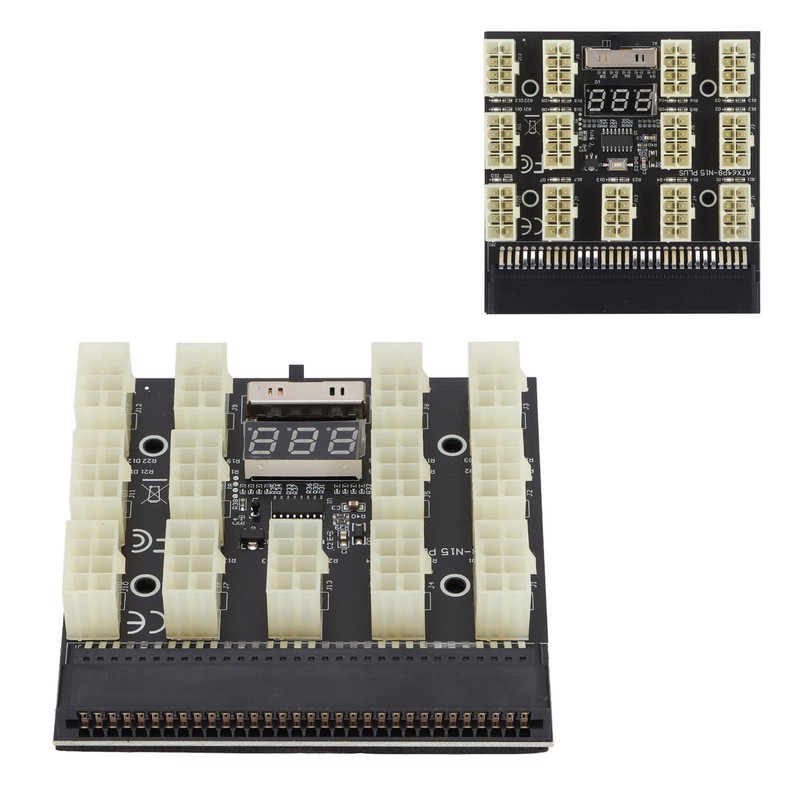 Power Supply Board Adapter 12V 6pin 8pin Power Board Converter
