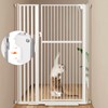 59” Extra Tall Pet Gate, Durable Metal Cat Gate with