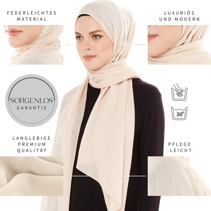Ayisah Selda - Hijab Women's Muslima Headscarf - Silky Soft