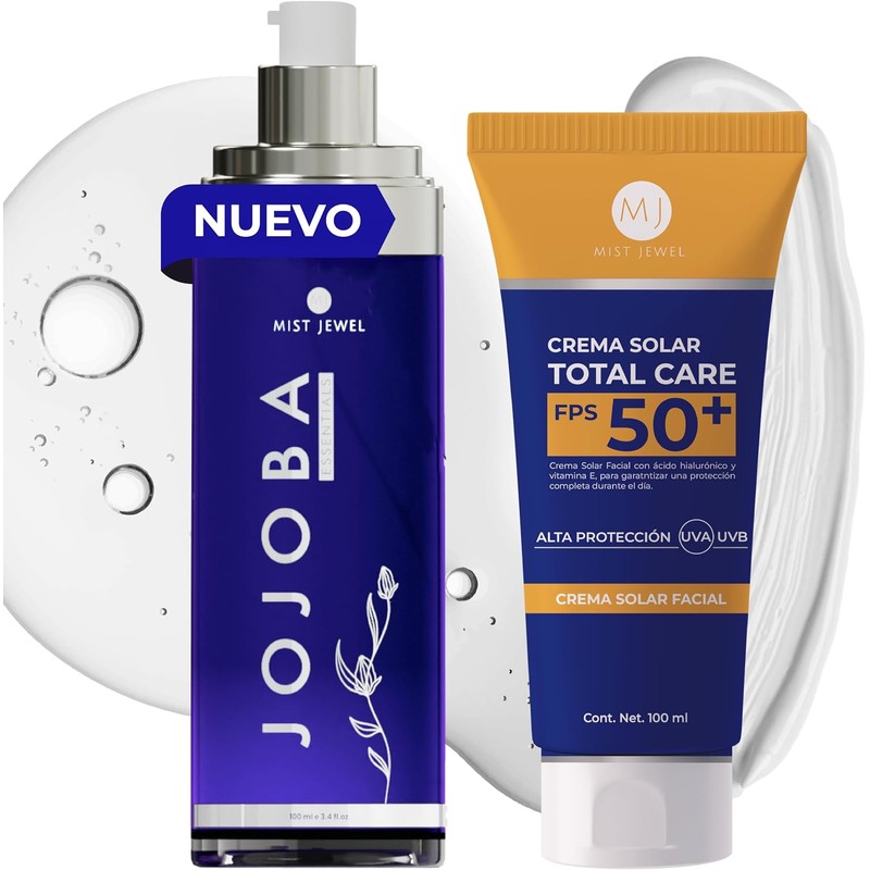 MIST JEWEL Protector solar facial Total Care 50 FPS Con