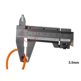 JECOMPRIS Brake Disc Lock Cable for Motorcycles Safety Cable Scooter Reminder Cable Coiled Cable Reminder Cable Disc Lock Wire Disc Lock Cable Orange