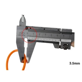 JECOMPRIS Brake Disc Lock Cable for Motorcycles Safety Cable Scooter Reminder Cable Coiled Cable Reminder Cable Disc Lock Wire Disc Lock Cable Orange