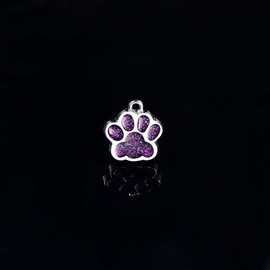 Dog Paw Print Charm for Bracelets Necklaces Jewelry Making Connector Charms DIY Craft Doggy Puppy Cat Animal Footprint Pendant