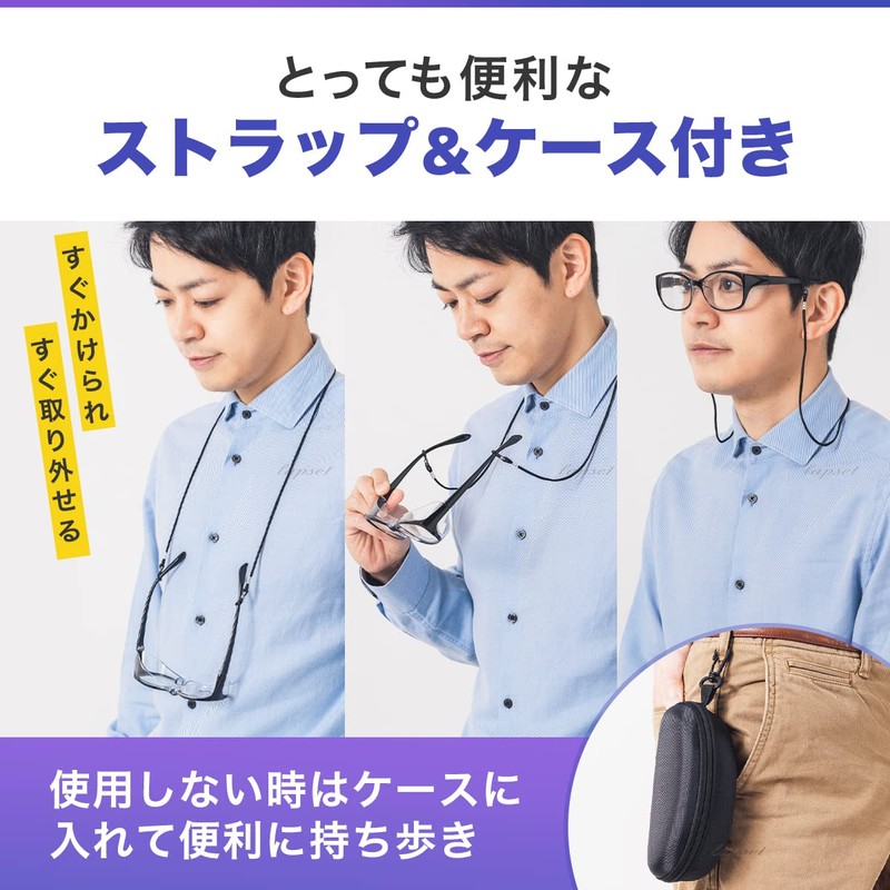 lapset Protective Glasses 【Supervised by Active Nurses】 Anti-Fog and Droplet