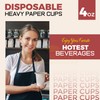 CHEF ROYALE Pack of 25 x 4oz Paper Cups for
