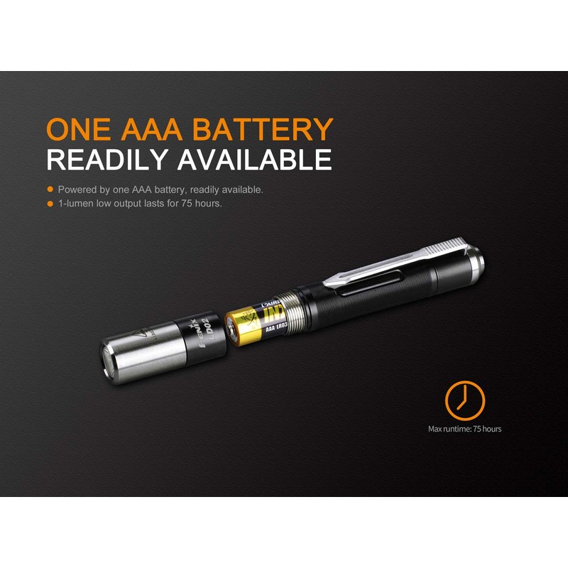 EdisonBright Fenix LD02 V2.0 70 Lumen Neutral White/UV Pen-Type LED