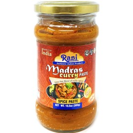 Rani Madras Curry Cooking Spice Paste 10oz (300g) Glass Jar ~ No Colors | All Natural | NON-GMO | Vegan | Gluten Free | Indian Origin