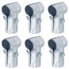 OTTFF 6 Pack 1-5/8" OD End Rail Pipe Clamp, 3