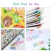 KHIRY Colourful Paper Clips, Pack of 500, Durable and Rustproof,